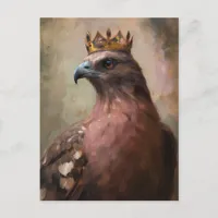 A Hawk With a Crown Postcard