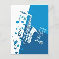 Jazz Feel the Rythm Postcard