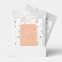 Sunny Wildflower Pattern Wedding Apricot ID1023 Margarita Drink Mix