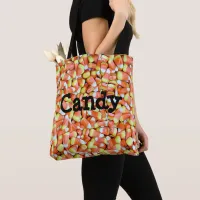 Candy Corn and Pumpkin Candy Trick or Treat Bag