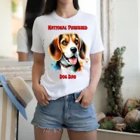 Beagle Celebration: National Purebred Dog Day T-Shirt