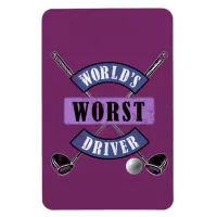 World's Worst Driver WWDc Magnet