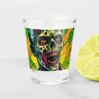 Spooky Zombie Halloween Party Shot Glass