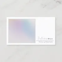 Minimalistic Holographic Business Card