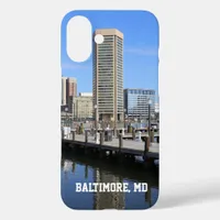 Baltimore's Inner Harbor World Trade Center Photo iPhone 16 Plus Case