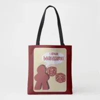 I Speak Board Game Fun Gamer Motto Tote Bag