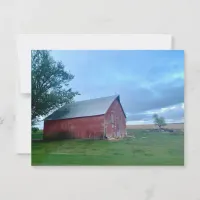 Rustic Scenic Distressed Old Barn Postcard