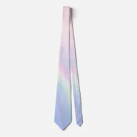 Rainbow of hope - pastel,   neck tie