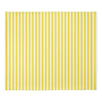 Deckchair Yellow and White Striped Relaxed Coastal Duvet Cover