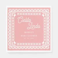 Mexican Papel Picado Cielito Lindo Baby Shower Napkins