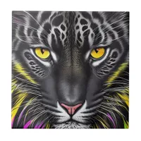 Black Leopard Ceramic Tile Sets