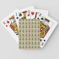 Christmas Tree & Gingerbread man Poker Cards