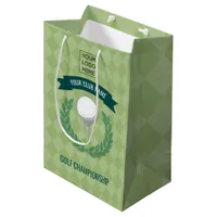 Club/Corporate Golf Tournament add logo gift favor Medium Gift Bag