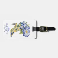 Modern Chinoiserie HighHeel Shoe Bridesmaid Luggage Tag