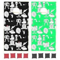 UFO, Alien, Bigfoot Cryptid   Cornhole Set