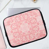 Cute Grasshoppers Mandala Laptop Sleeve