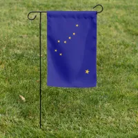 Navy and Gold Big Dipper North Star Alaskan Garden Flag