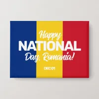 Romania Independence Day Romanian National Flag Button