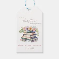 New Chapter Story book Gender Neutral Baby Shower Gift Tags