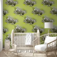 Heartwarming Cute Bushtits Songbirds Family Wallpaper