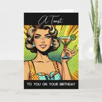 A Toast to You on Your Birthday Card