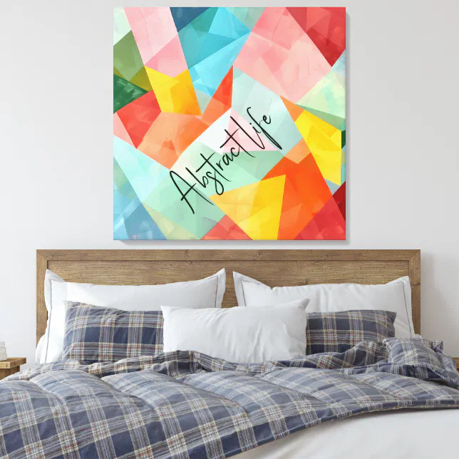 Abstract Life Colorful  Canvas Print