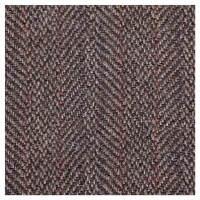 Brown and Blue Tweed Image Fabric