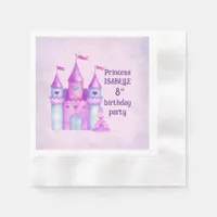 Chic Magical Fairytale Princess Birthday Party Napkins