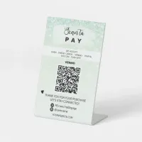 *~* PAYMENT QR Table top Table Tent  Pedestal Sign