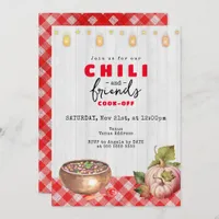 Friendsgiving Potluck Chili Cook Off Thanksgiving Invitation