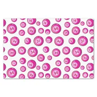 Cute Pink Bingo Balls Fun Bingo Player Tissue Paper