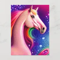 Pink Horse Postcard