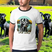 Black Labrador Retriever | Lab Dad T-Shirt