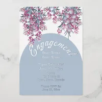 Floral Elegant Chic Foil Invitation