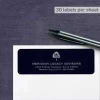 Return Address Labels with Tree Logo