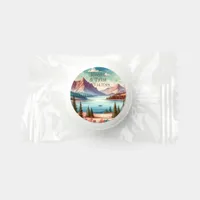 Watercolor Mountain Views Wedding  Life Saver&#174; Mints