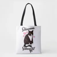 So Soft Funny Cat Slogan Tote Bag