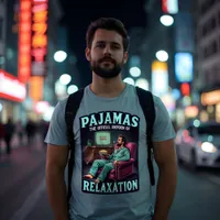 Pajamas, The Ultimate Relaxation Uniform - Comfort T-Shirt