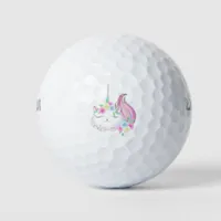 Cute Caticorn Golf Balls