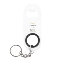 Wedding Monogram Stainless Steel Bottle Opener