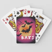 Freakin' Bats Halloween ID223 Poker Cards