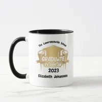 Black Gold Class of 2023 Graduate Gift Mug