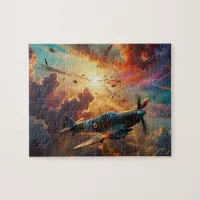 Vintage Spitfire Puzzle: Piece Together History  Jigsaw Puzzle