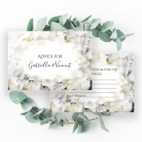 Thumbnail for White Hydrangeas Watercolor Wedding Advice Cards