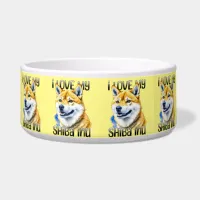 I Love My Shiba Inu | Dog Owner  Bowl