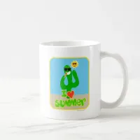 Epic Summer Love Cactus Cartoon Fun  Coffee Mug