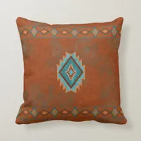 Southwest Canyons Diamond Throw Pillow