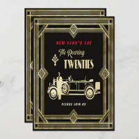 New Year’s Eve Roaring Twenties & Car Party, ZRP Invitation