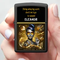 Data Scientist Merging Art and Analytics Zippo Lighter