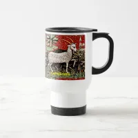 Capricorn the Goat Zodiac Sign Birthday Party Travel Mug